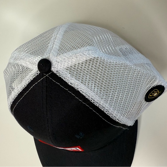 Milwaukee Brewers MLB Network Navy & White SnapBack Trucker Hat NWOT Baseball ⚾️ - Picture 3 of 12